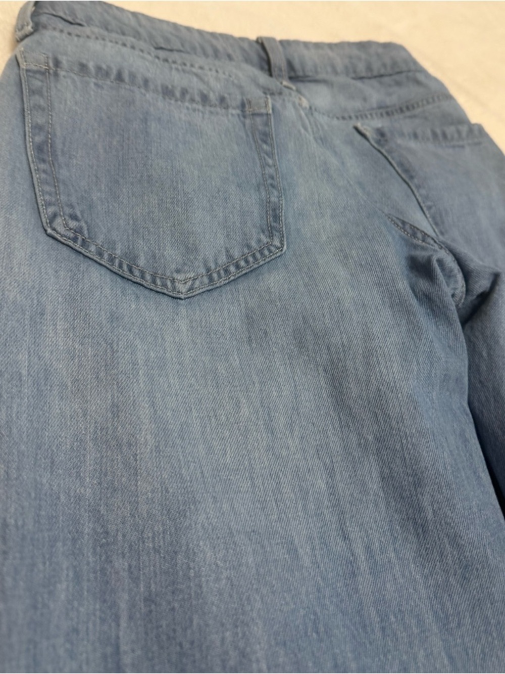 HOLLISTER Low Rise Baggy Wide Leg Jeans Blue Size 23 GUC - Picture 9 of 13